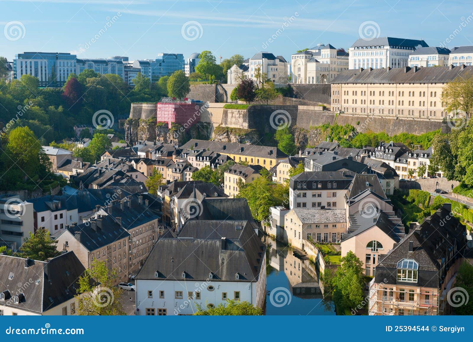 view on grund, luxembourg