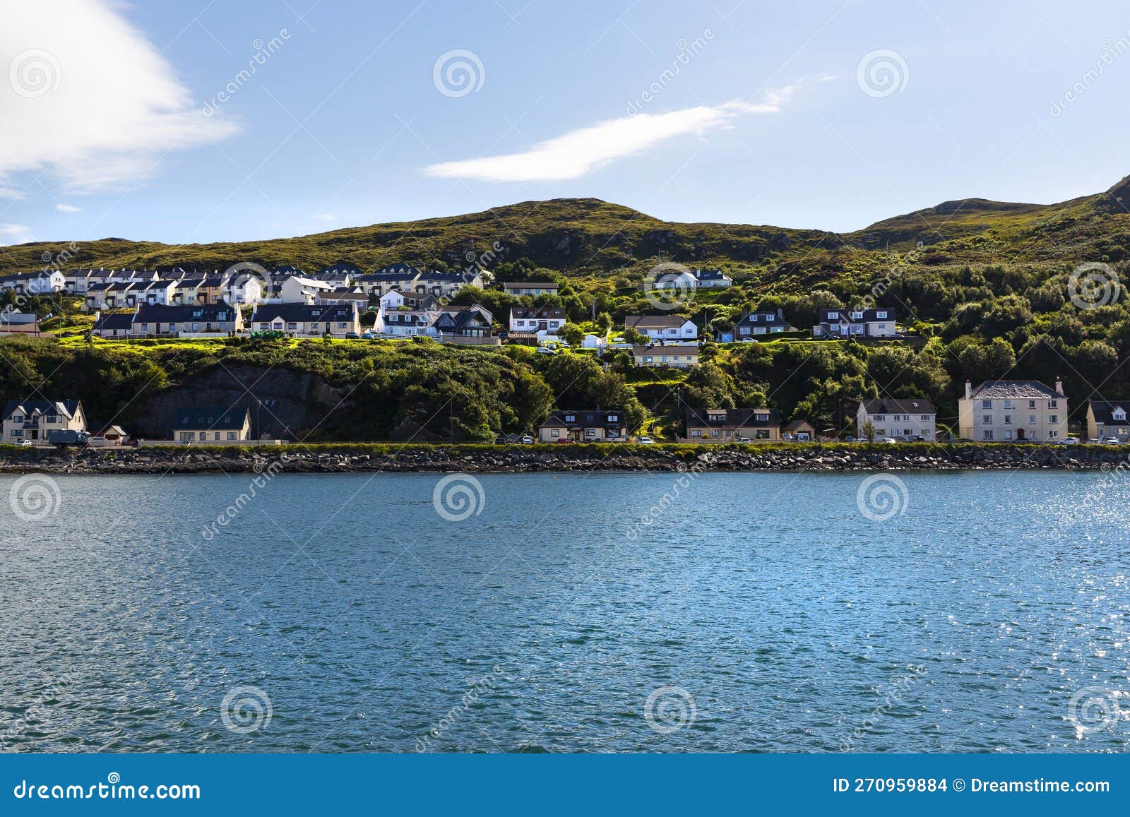 View of the Harbor in Mallaig Stock Photo Image of atlantic, harbor