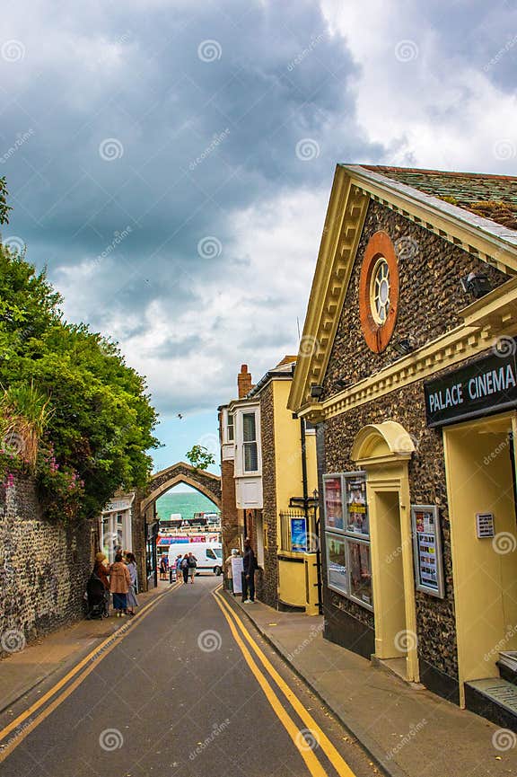 View of Harbour Street Broadstairs Viking Bay Kent UK Editorial Image Image of island, flowers