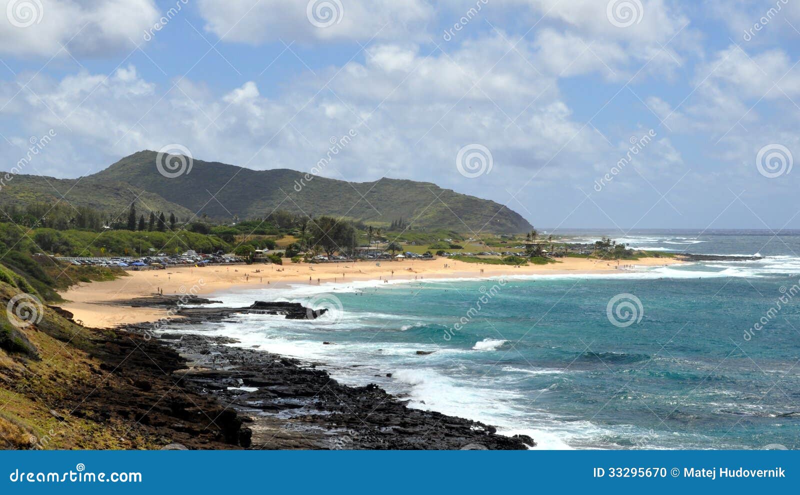 View of Hawaiian coastline stock photo. Image of shadow - 33295670