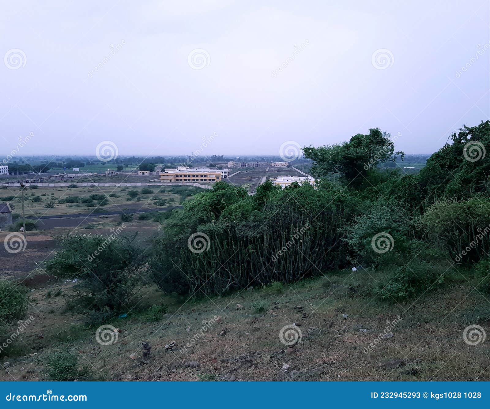View of hilly areas stock image. Image of hilly, grass 232945293