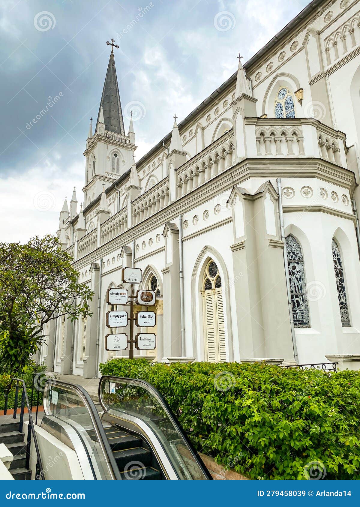 A View of Historical Complex of a Former Catholic Monastery Chijmes