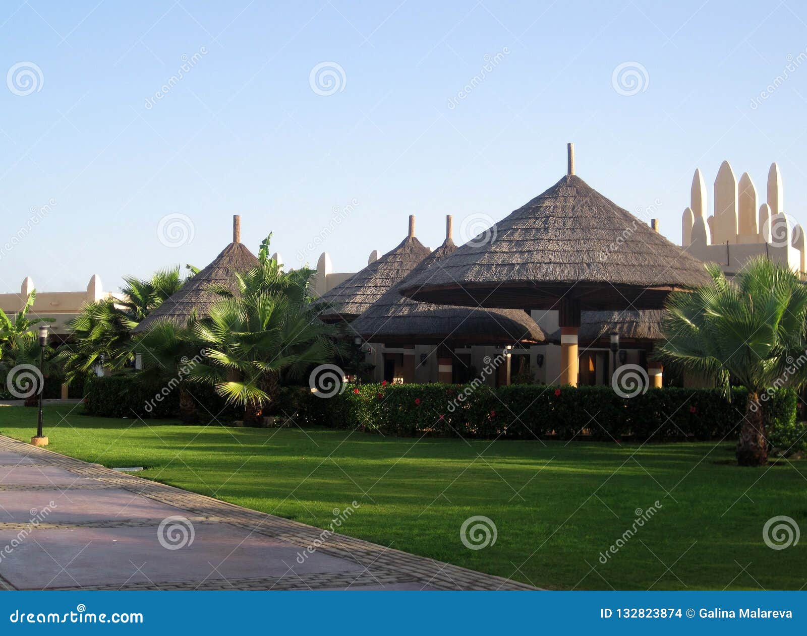 view of the hotel riu palace cabo verde, sal, boa vista.