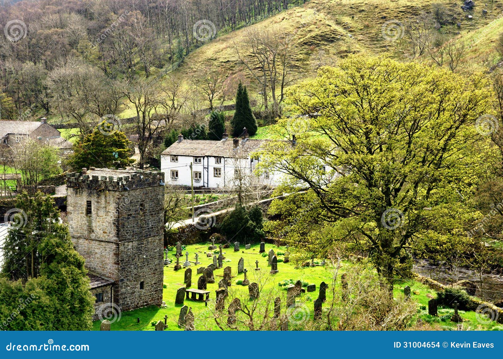 view of hubberholme in the yorkshire dales