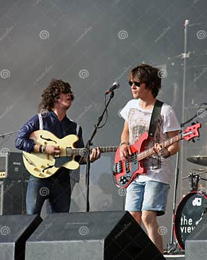 The View Indie Rock Band On Stage Editorial Photography Image Of 