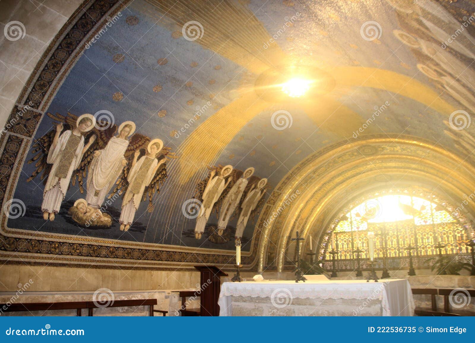 A View of the Inside of the Church of Transfiguration Editorial Image