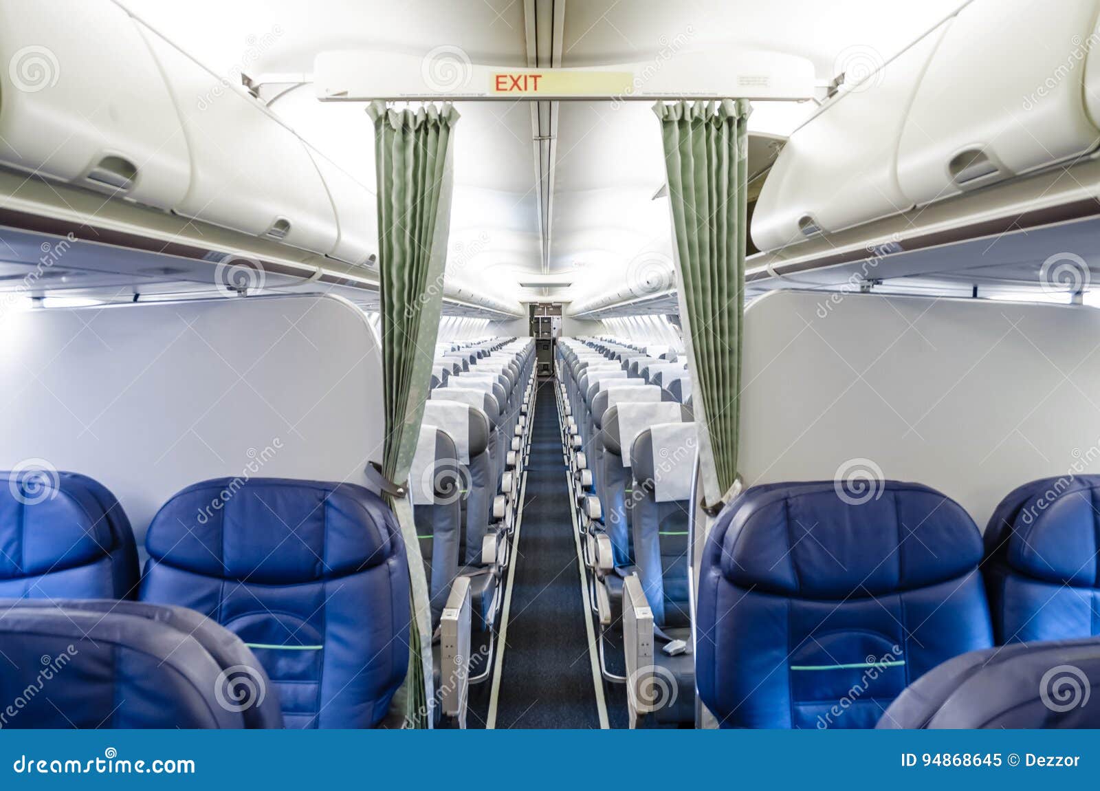 View Of The Interior From The Business Class And View Of