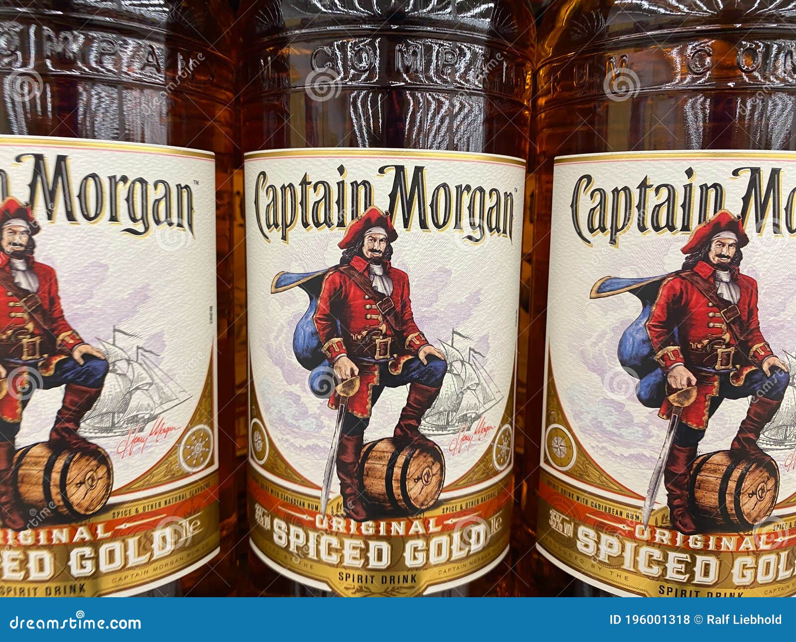 captain morgan label