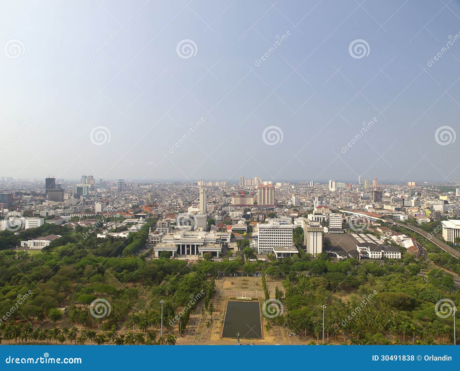 View of Jakarta  editorial stock photo Image of panorama 