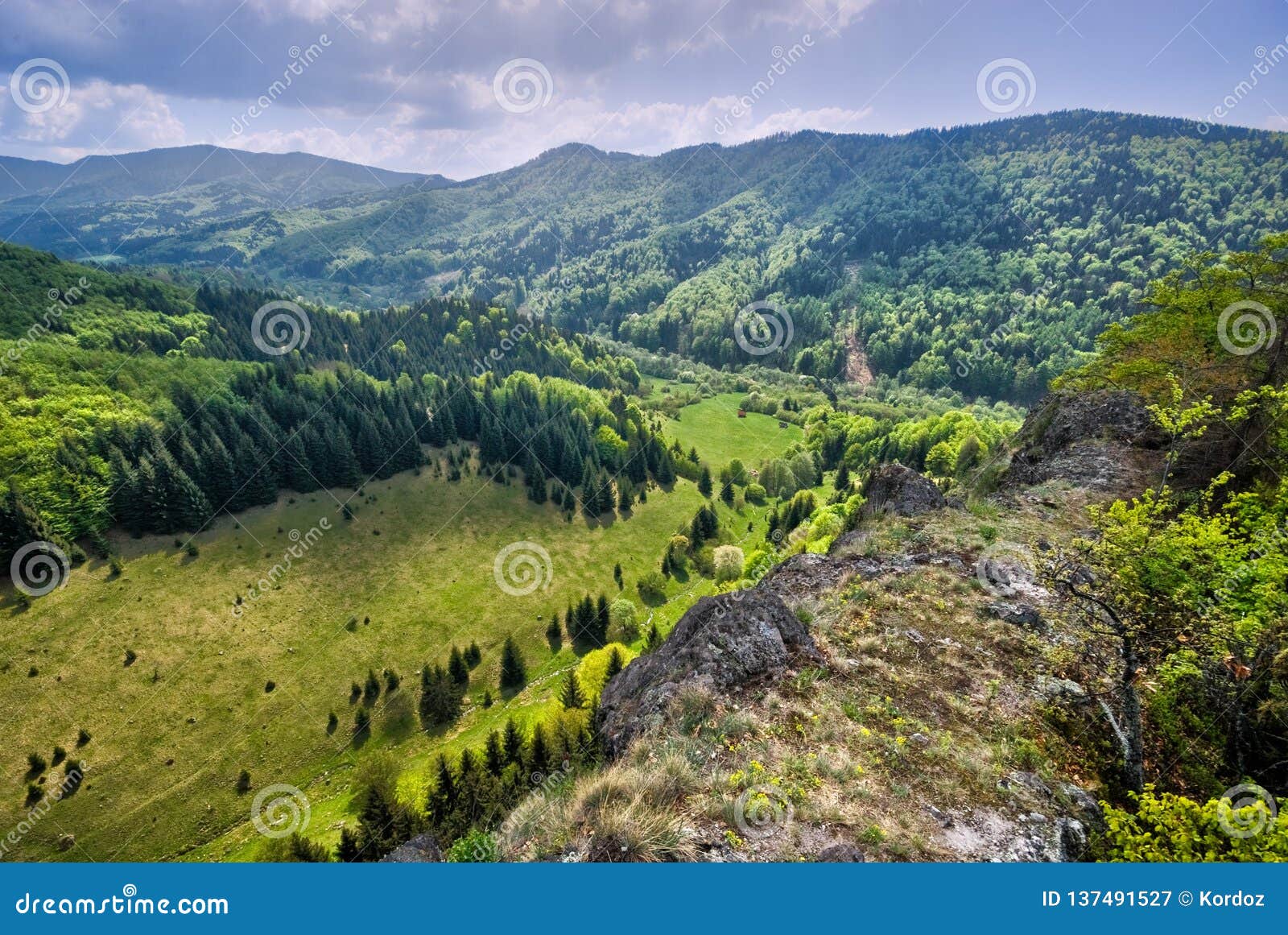 view from janosikova skala rock