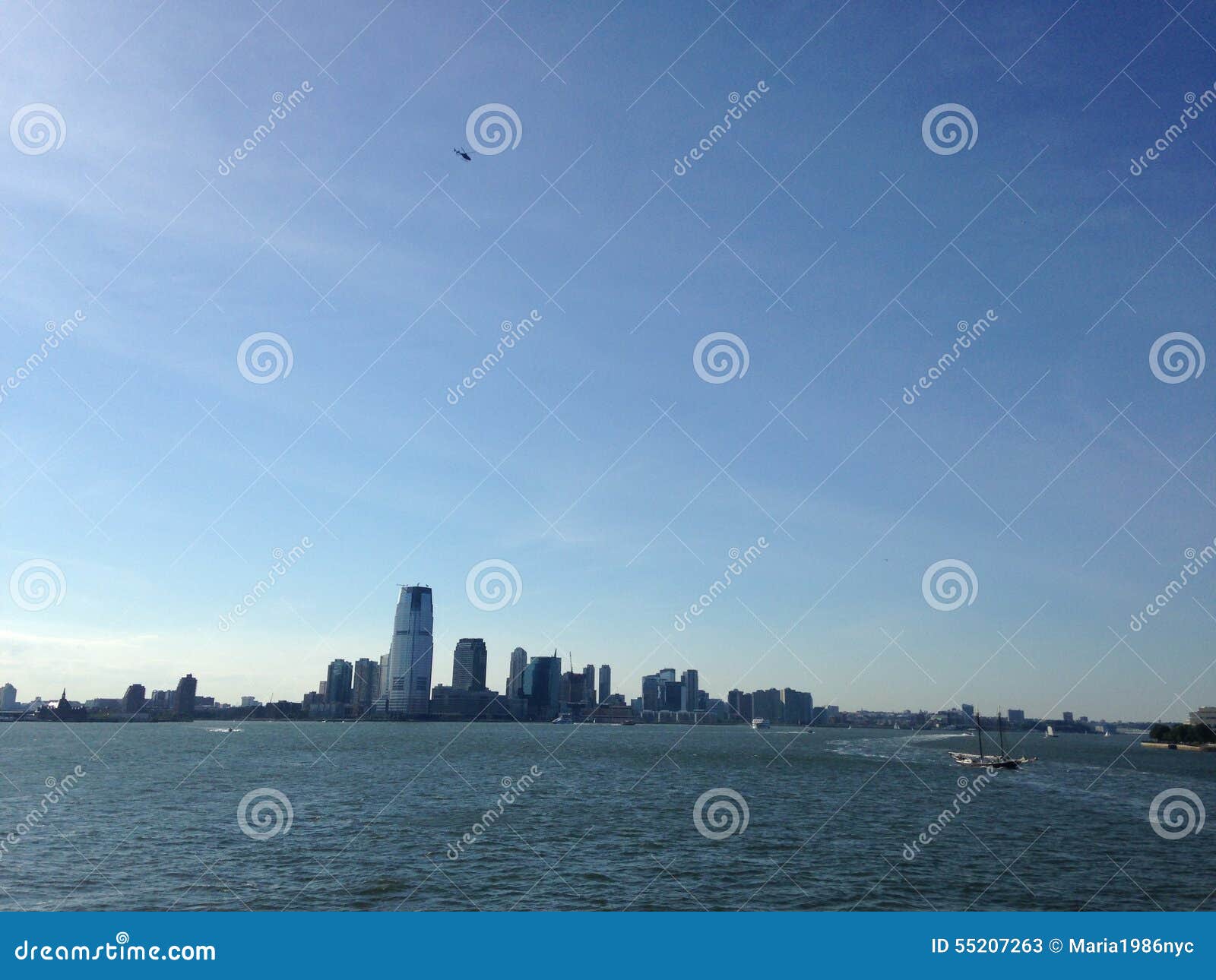 View of Jersey City from the Ocean. Stock Image Image of exchange, beginning 55207263