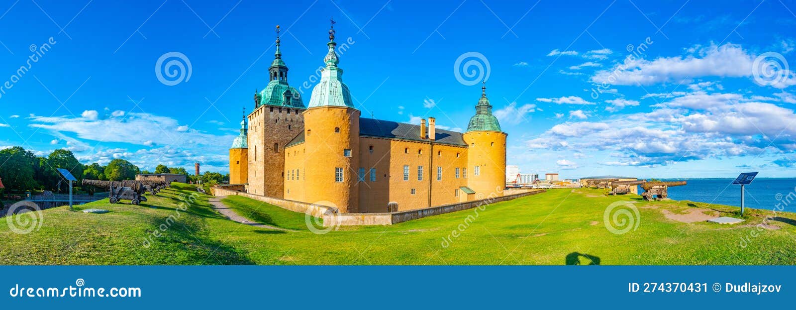 View of Kalmar Castle in Sweden Stock Image Image of town, romantic