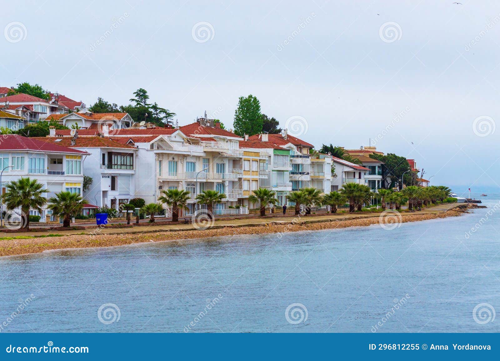 view of kinaliada island princes archipelago sea of marmara turkey