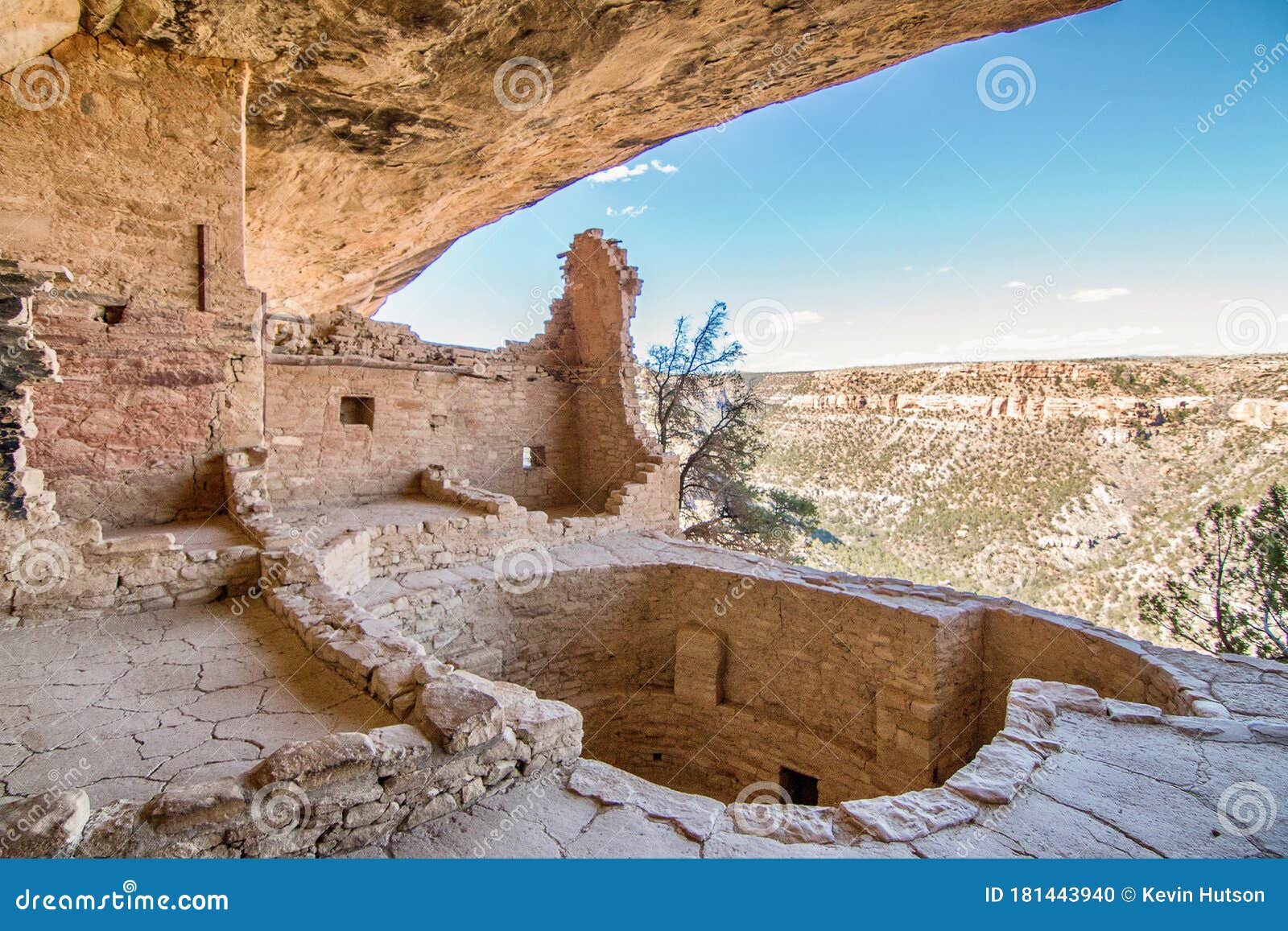 balcony house kiva ancient ruins of mesa verde