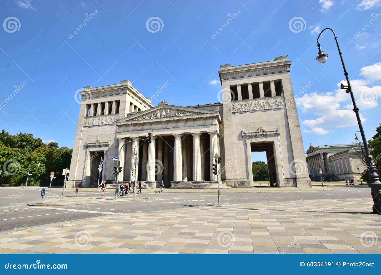 View in KÃNIGSPLATZ Square in Munich, Germany Editorial Photo Image of germany, historic