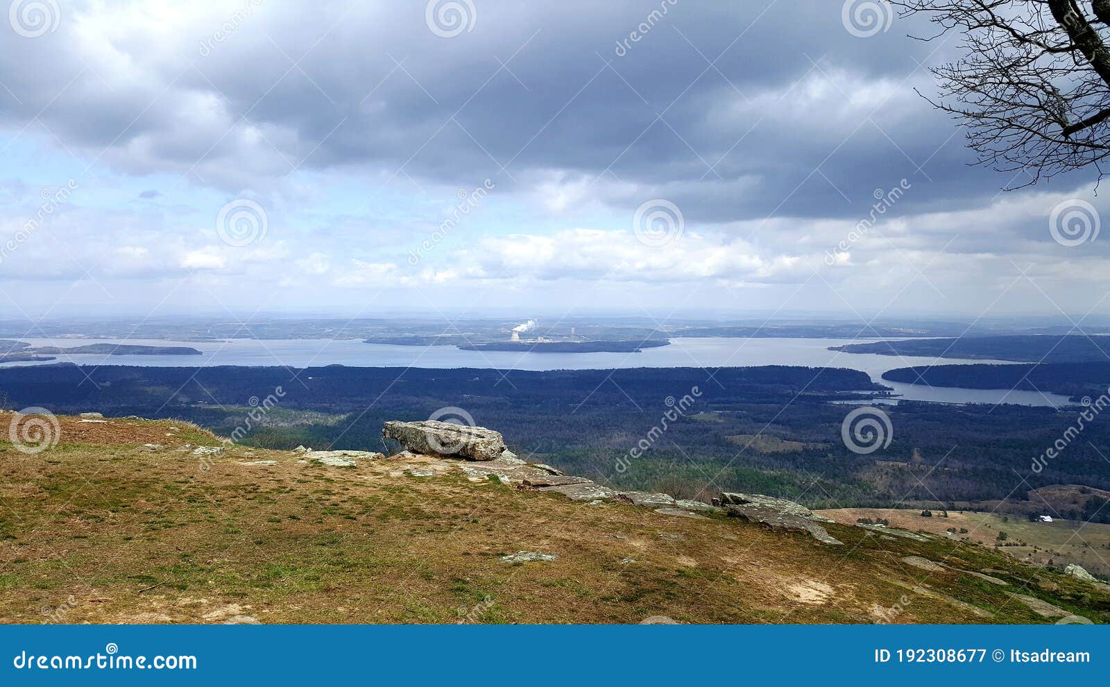 view from mount nebo, arkansas