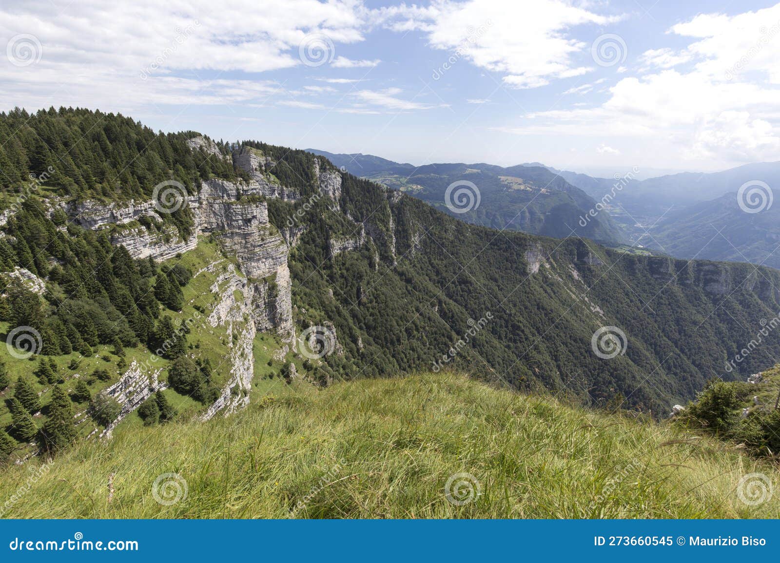 View Of Landscape In Asiago Plateau Stock Image Image Of Asiago