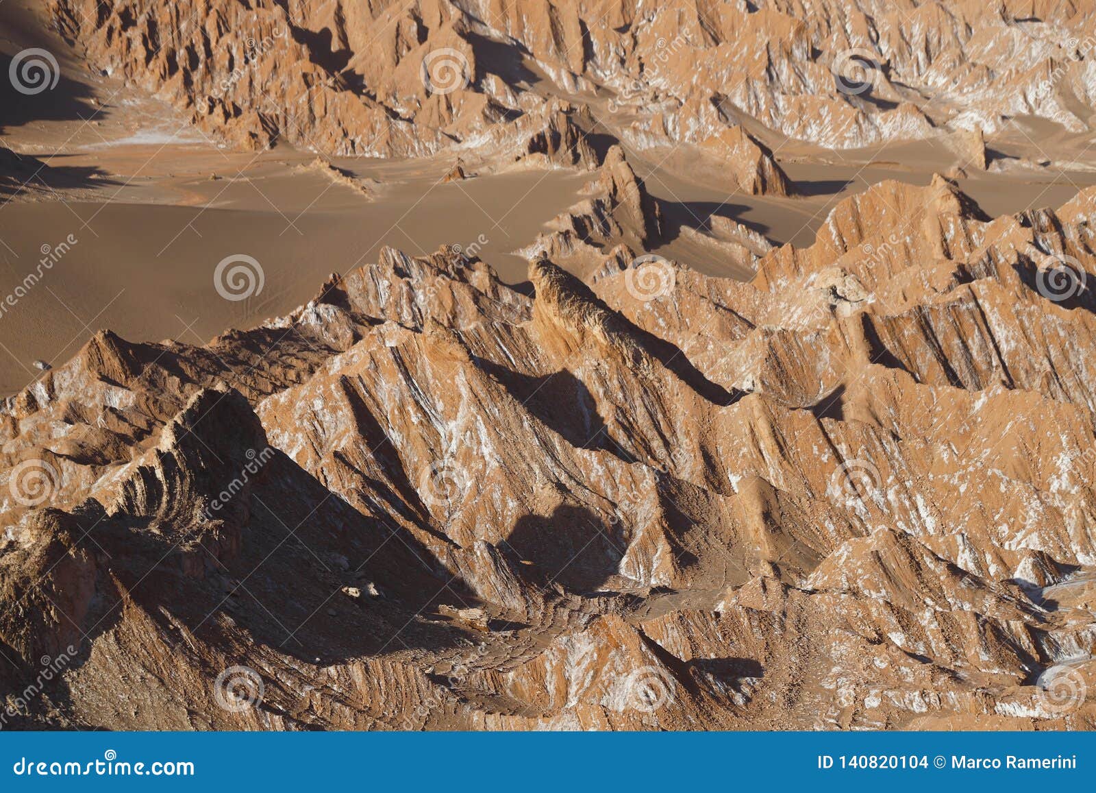 mars valley - valle de marte and cordillera de la sal, atacama desert, chile