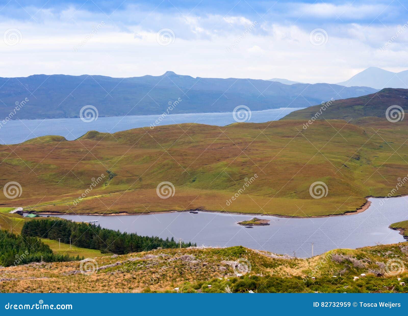 View on Landscape Surrounding the Storr, Isle of Skye, Scotland Stock ...
