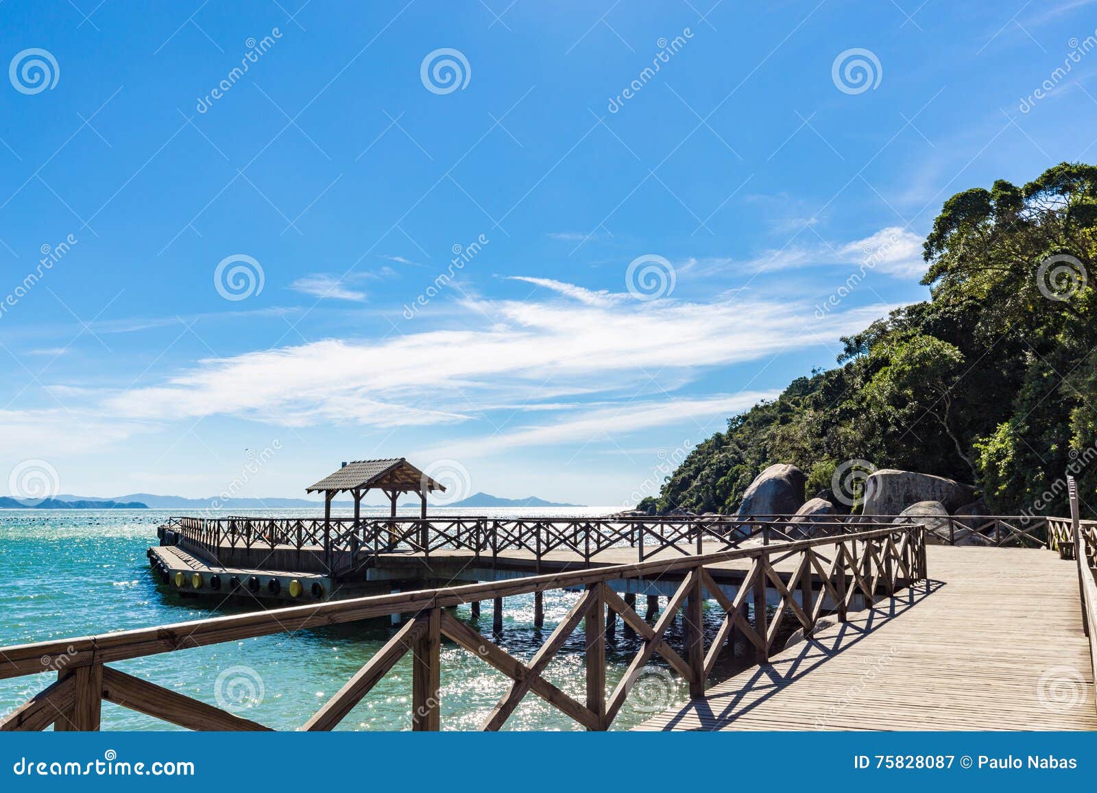 view of laranjeiras beach, balneario camboriu. santa catarina