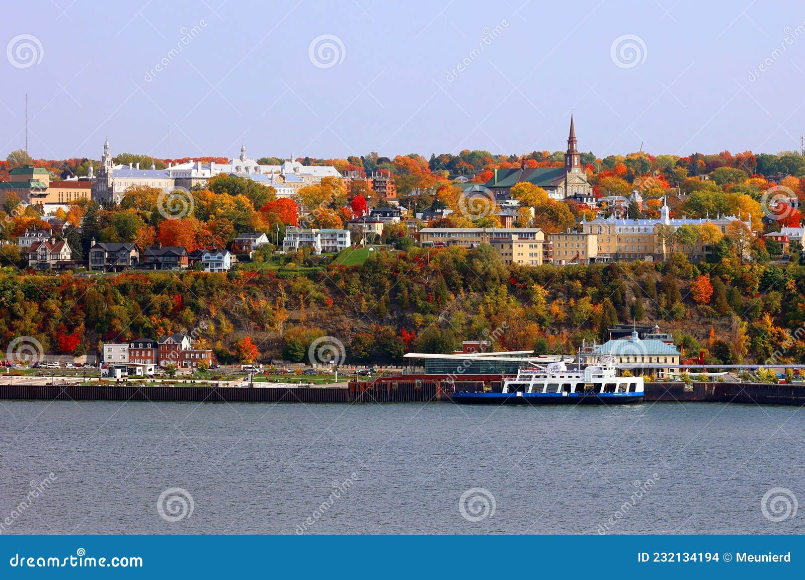 View of Levis Town from Quebec City Stock Image Image field, house: 232134194