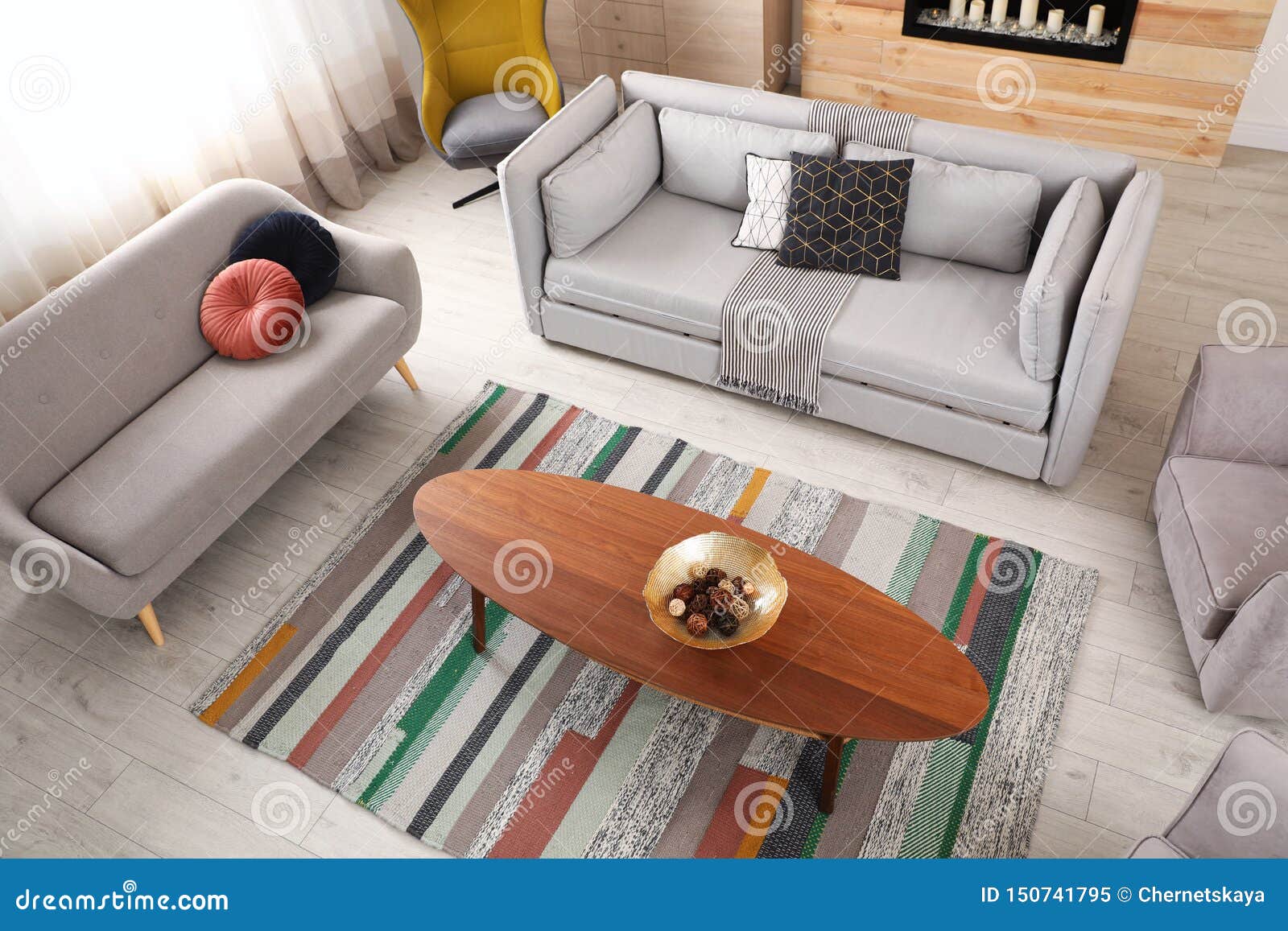 View of Living Room from Modern Security CCTV Camera Stock Image Image of guard, building