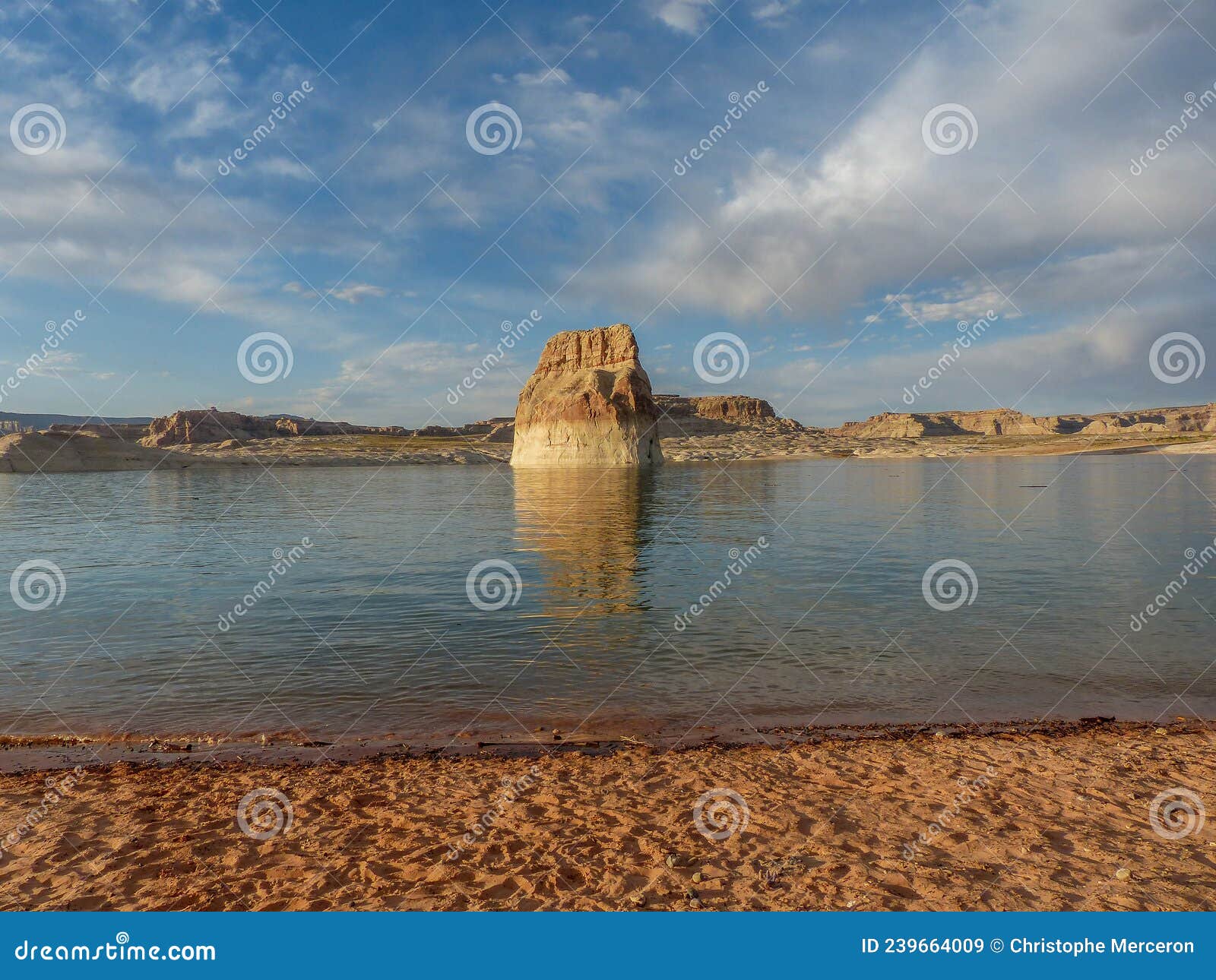 View of the Lone Star Rock Utah Stock Image Image of nature, travel