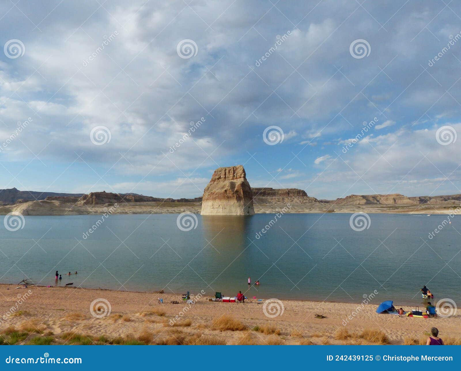 View of the Lone Star Rock Utah Stock Image Image of beautiful