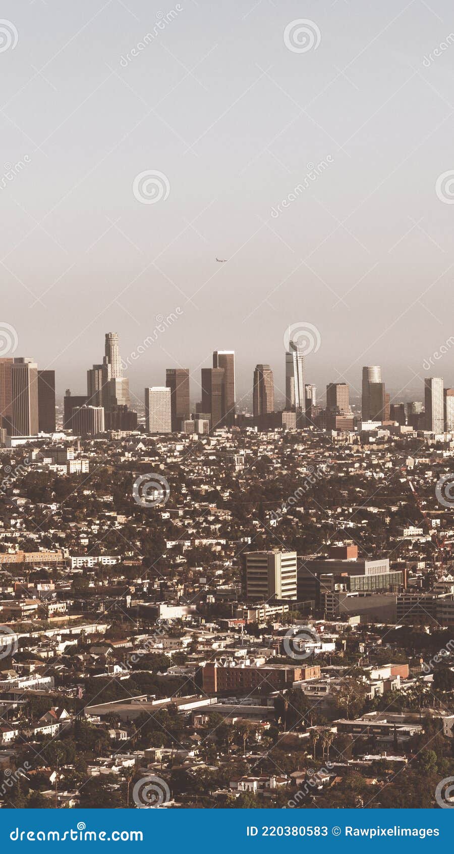 Los Angeles Skyline Mural Wallpaper  Cityscape Wallpaper  Eazywallz