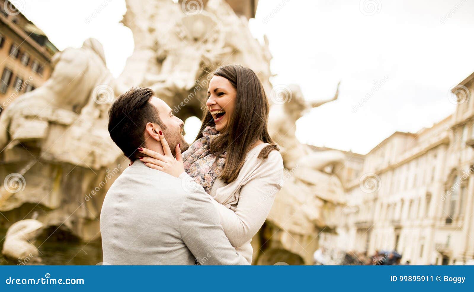 Loving Couple in Rome , Italy Stock Image Image of tourist, italy