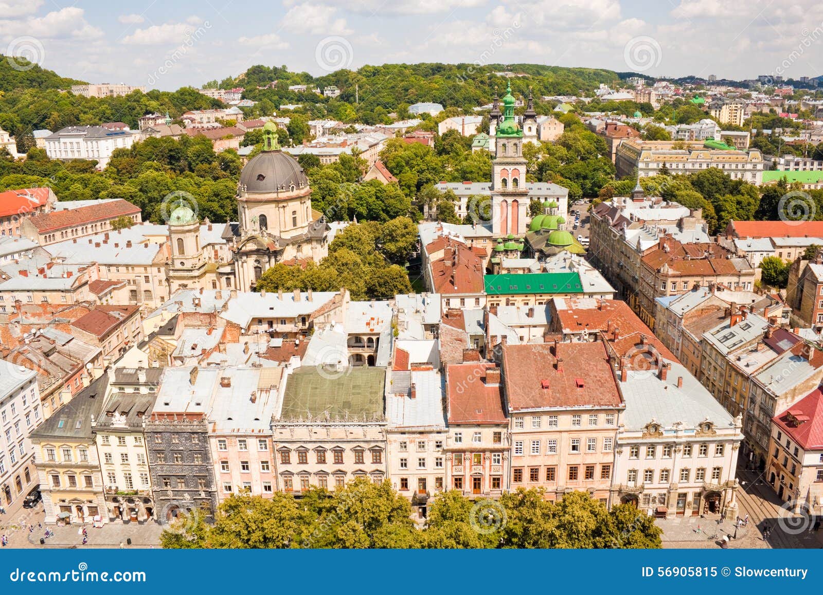view of lviv (lvov), ukraine