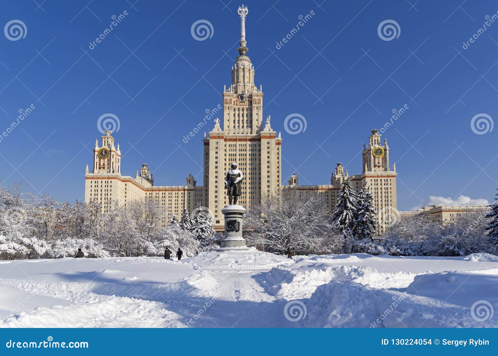 воробьевы горы зимой