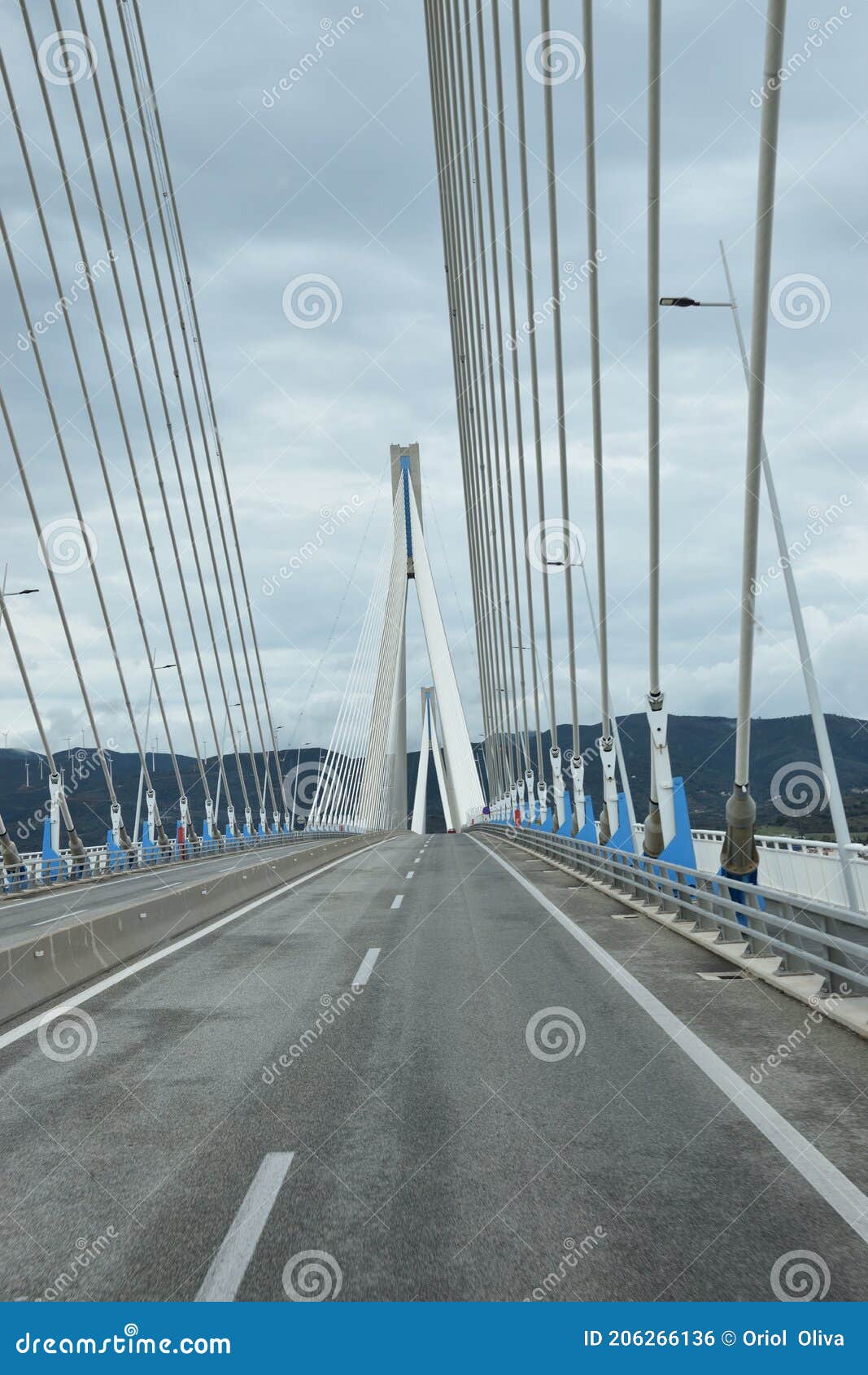 view of the main monuments and sites of greece. rio-antirio bridge