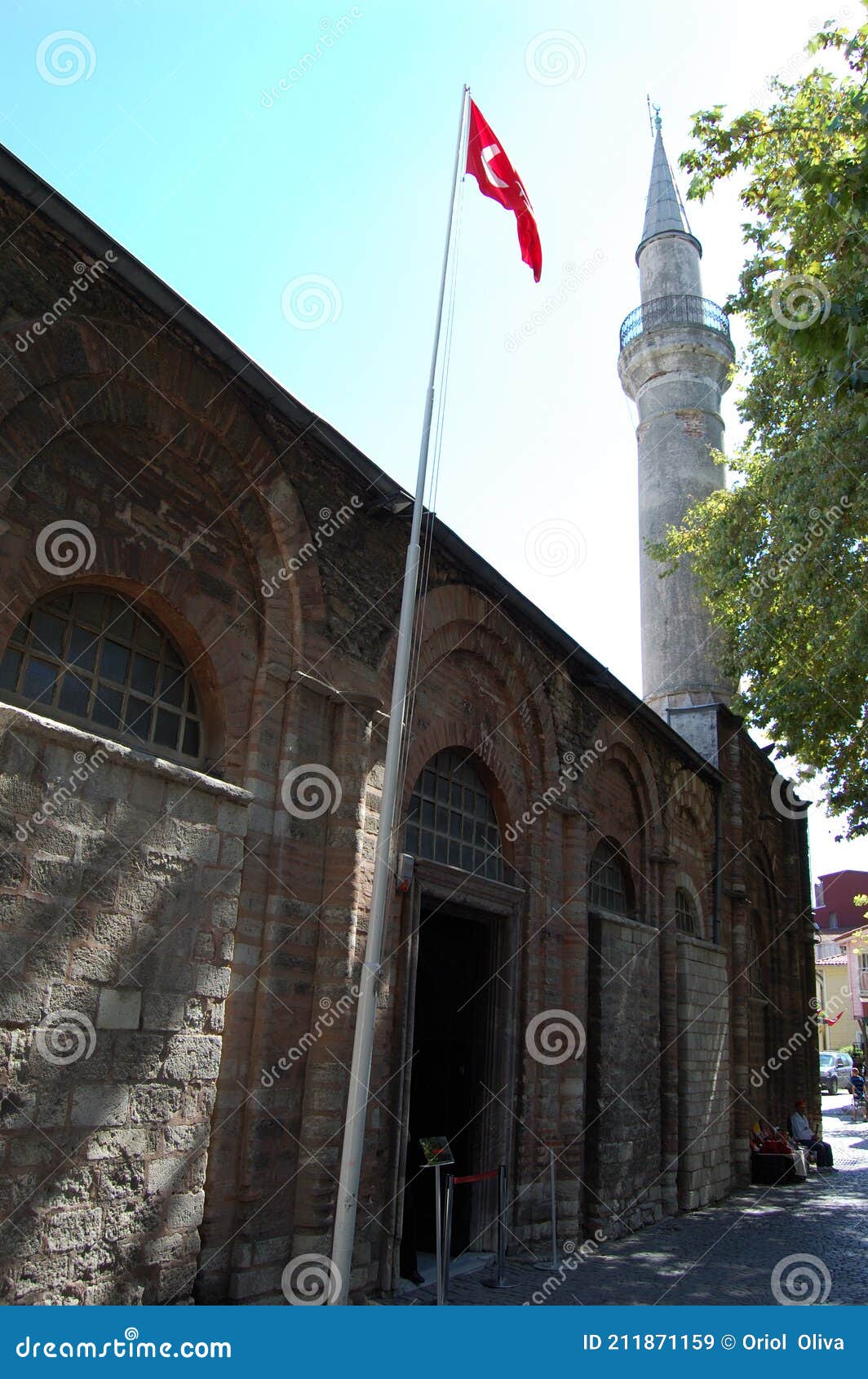 view of the main places and monuments of istanbul (turkey). minaret
