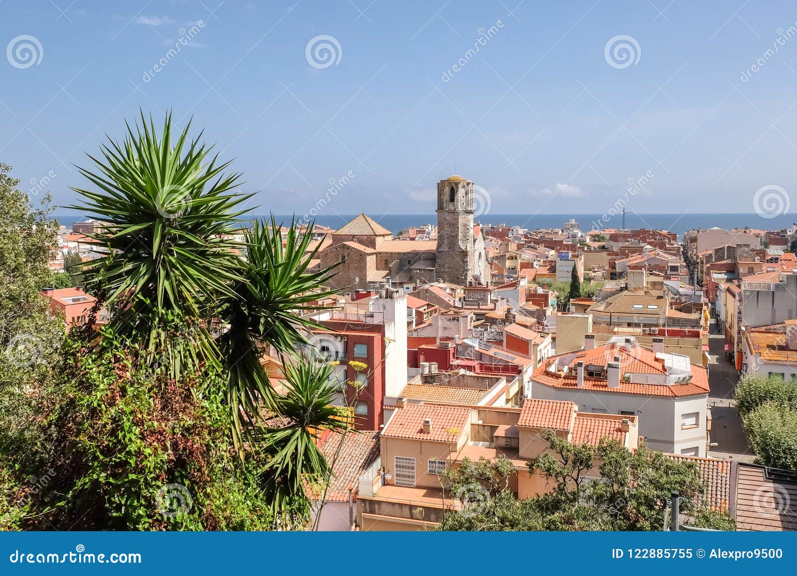 view of malgrat del mar, spain