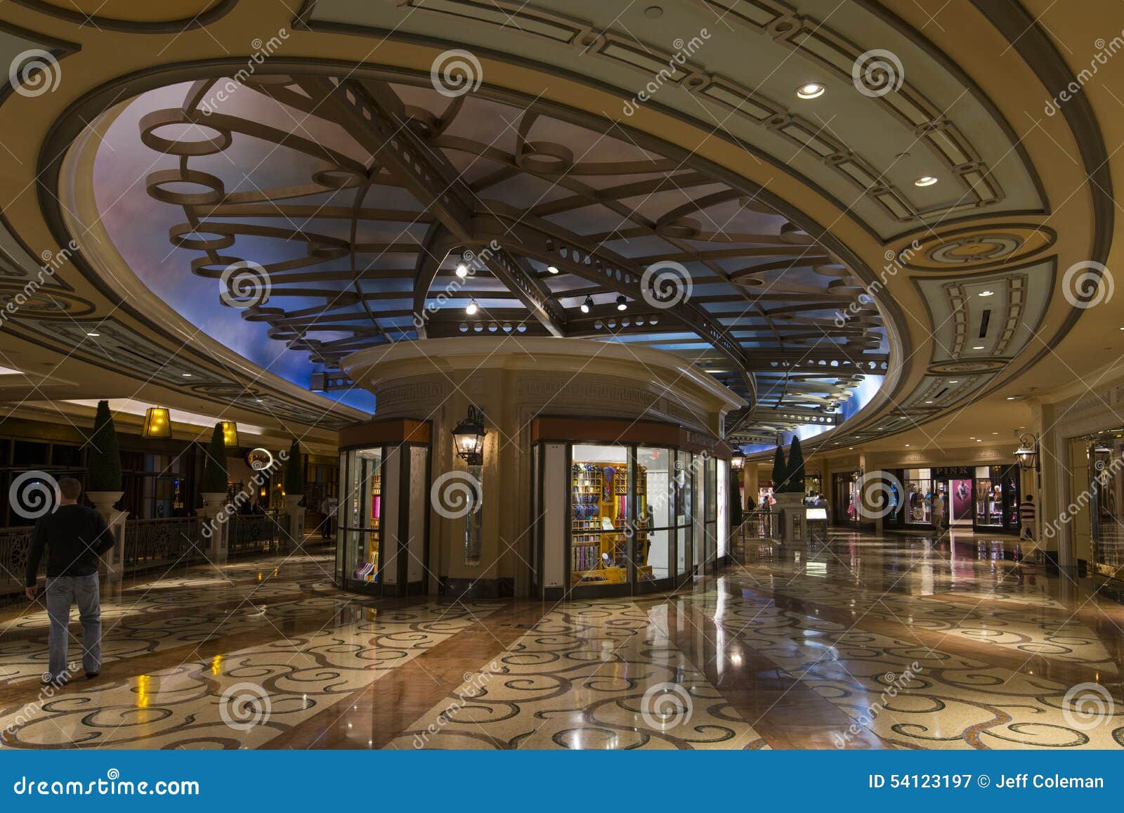 A View of the Mall at the Palazzo Hotel. Editorial Photography - Image of  store, tourism: 54123197