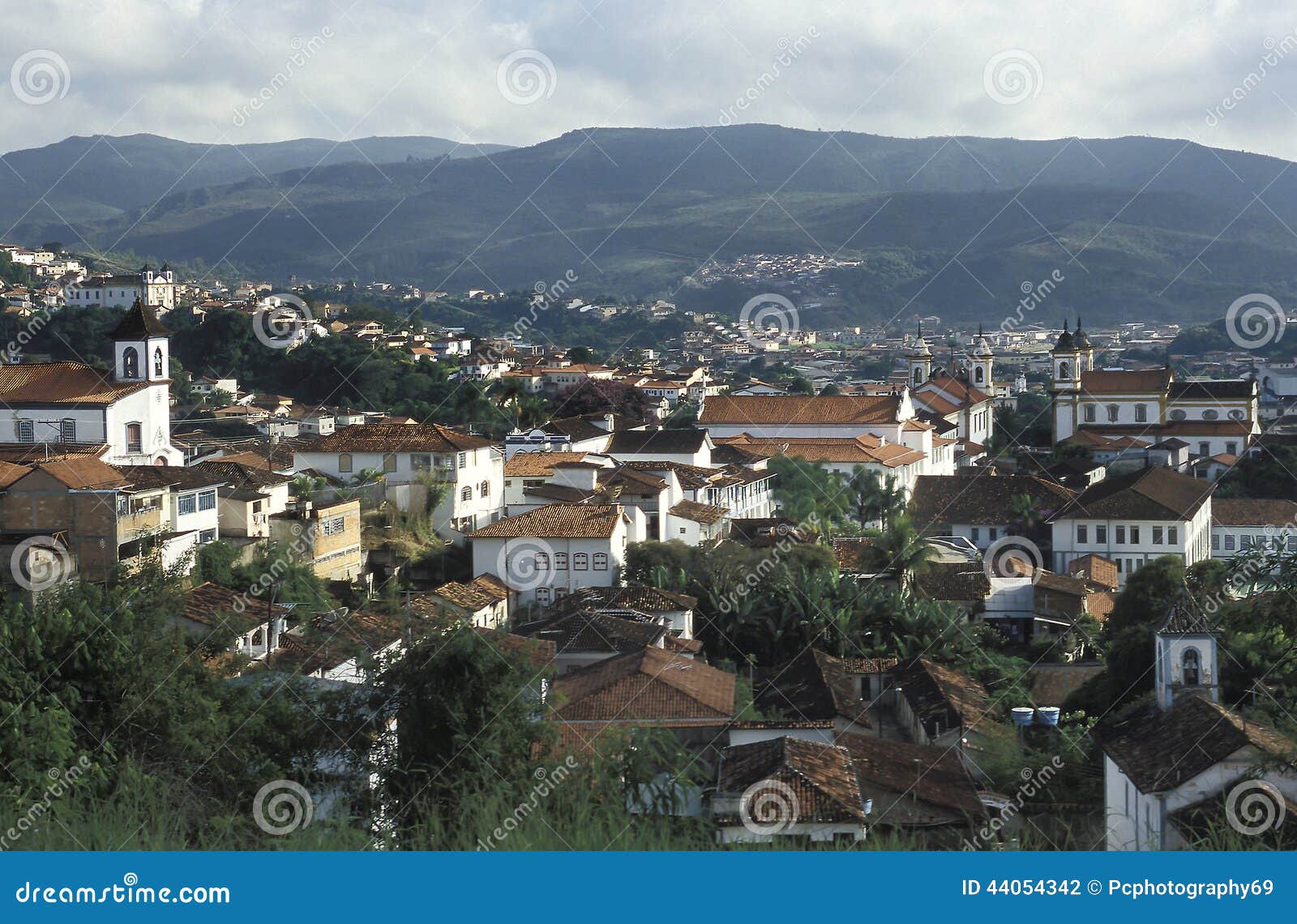 view of mariana, minas gerais, brazil.