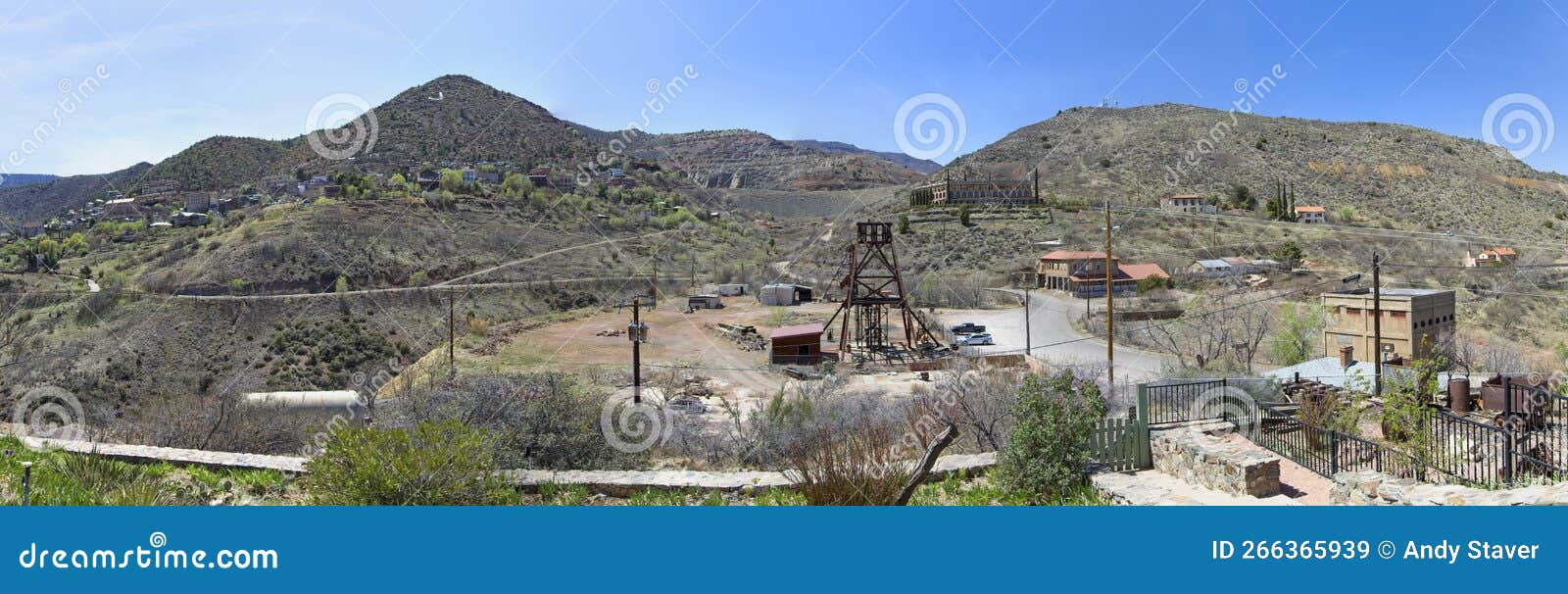 view of a mine in jerome, arizona