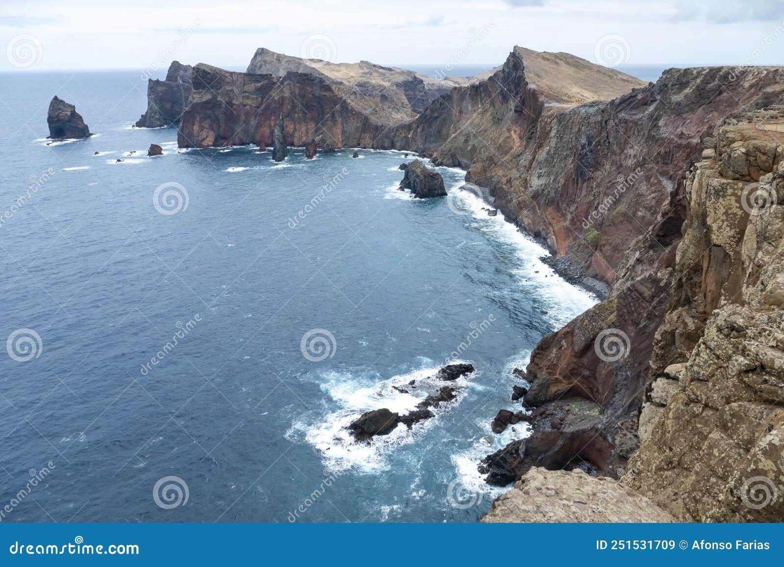 view from miradouro da ponta do rosto viewpoint, one of the best spots on madeira island.