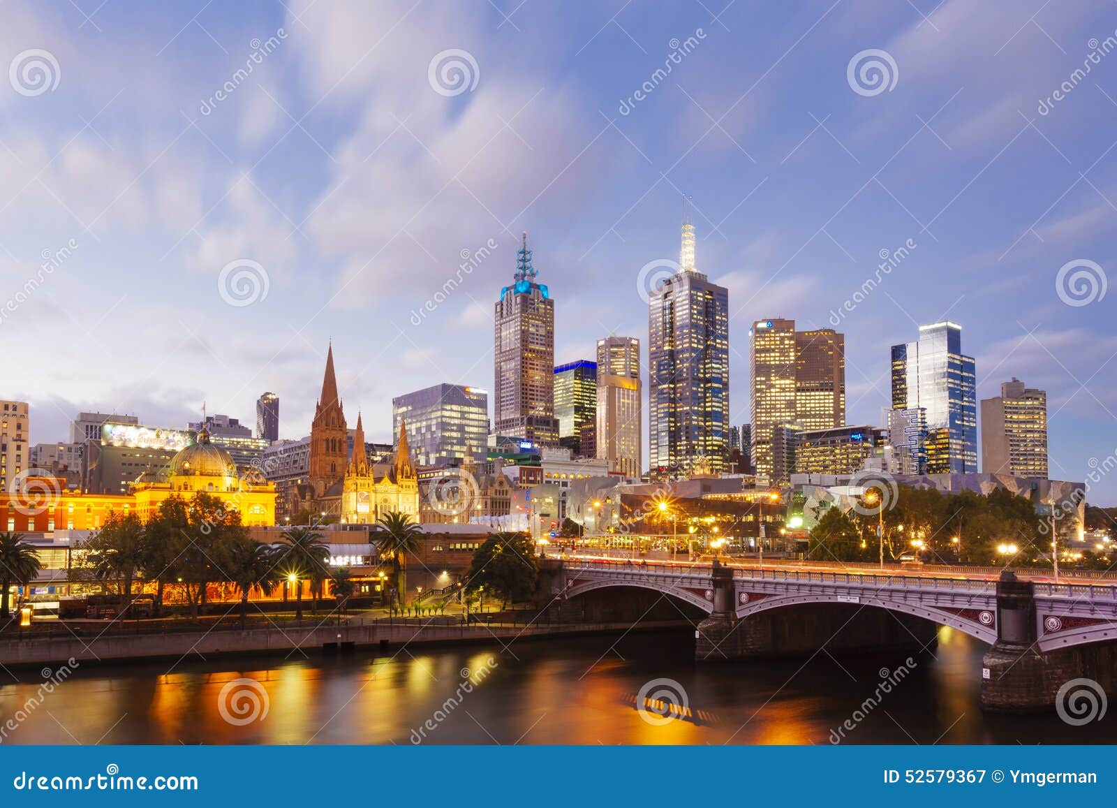 View of Modern Buildings in Melbourne, Australia Editorial Photography