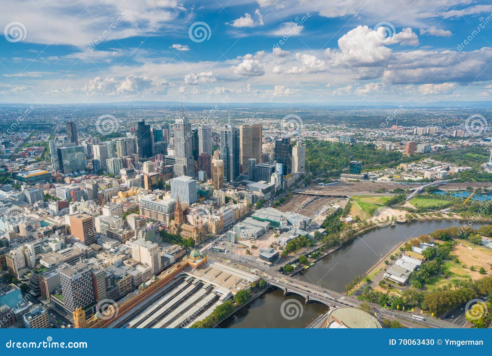 View of Modern Buildings in Melbourne, Australia Editorial Image