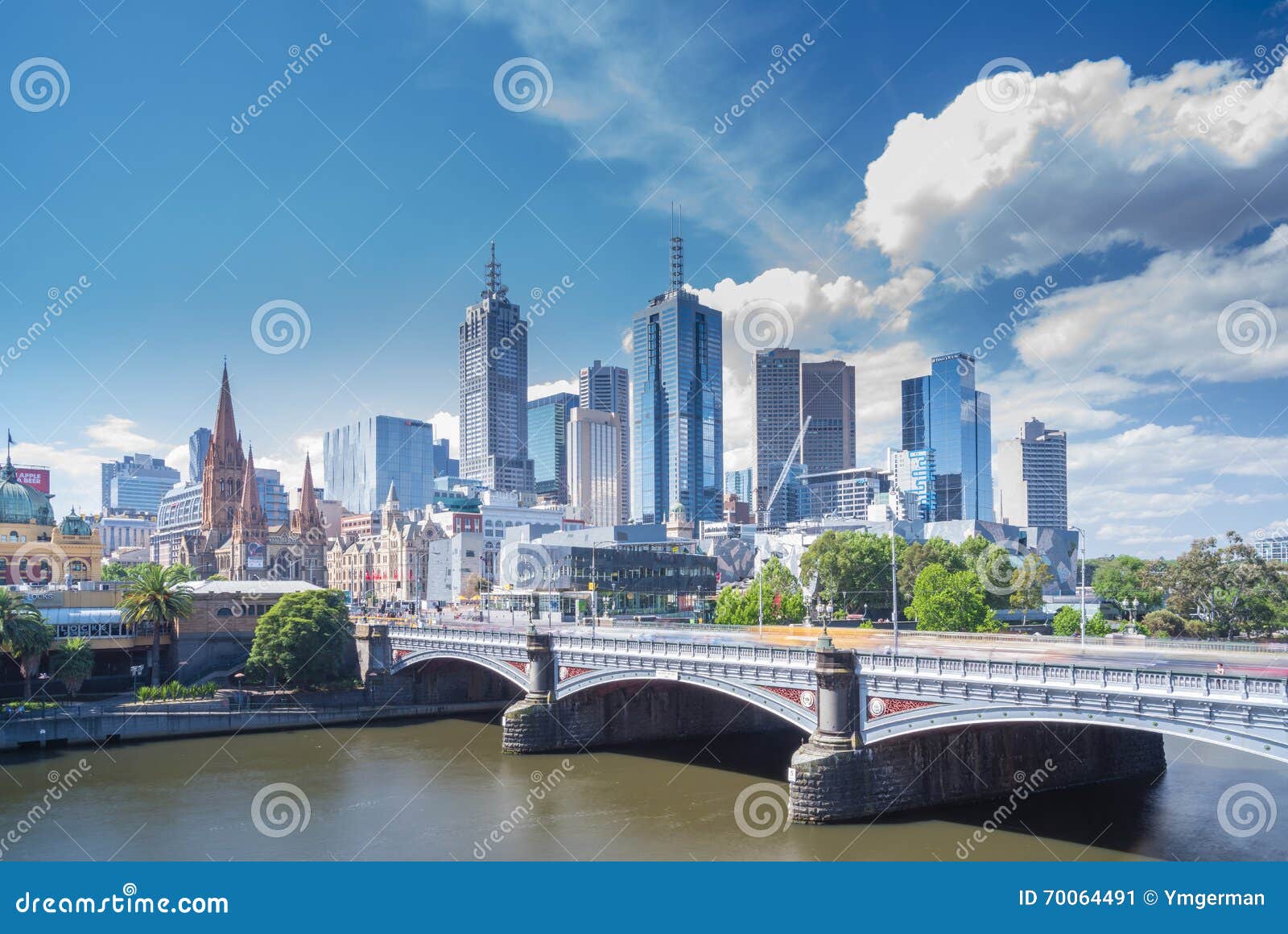 View of Modern Buildings in Melbourne, Australia Editorial Photo