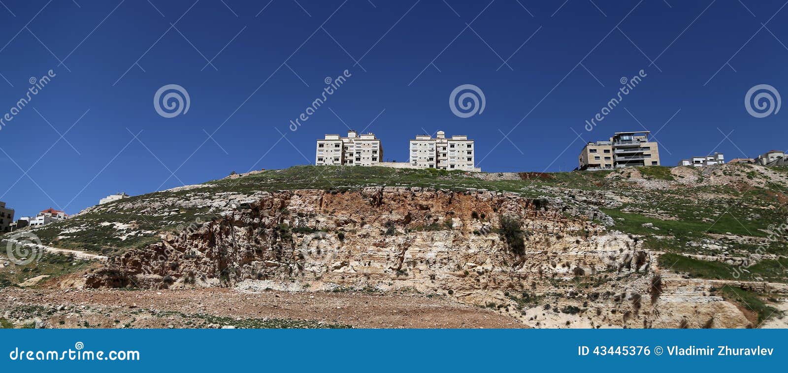 View of the Modern Houses Amman, Jordan Stock Photo Image of arabic