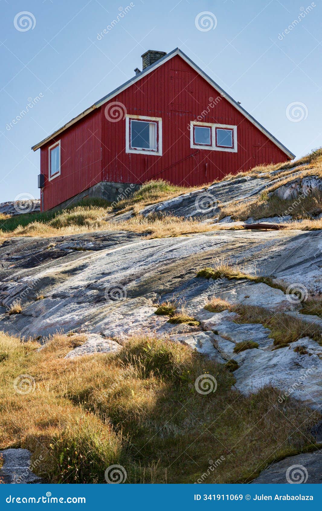 view of montains and icebergs from uunartoq island (south greenland)