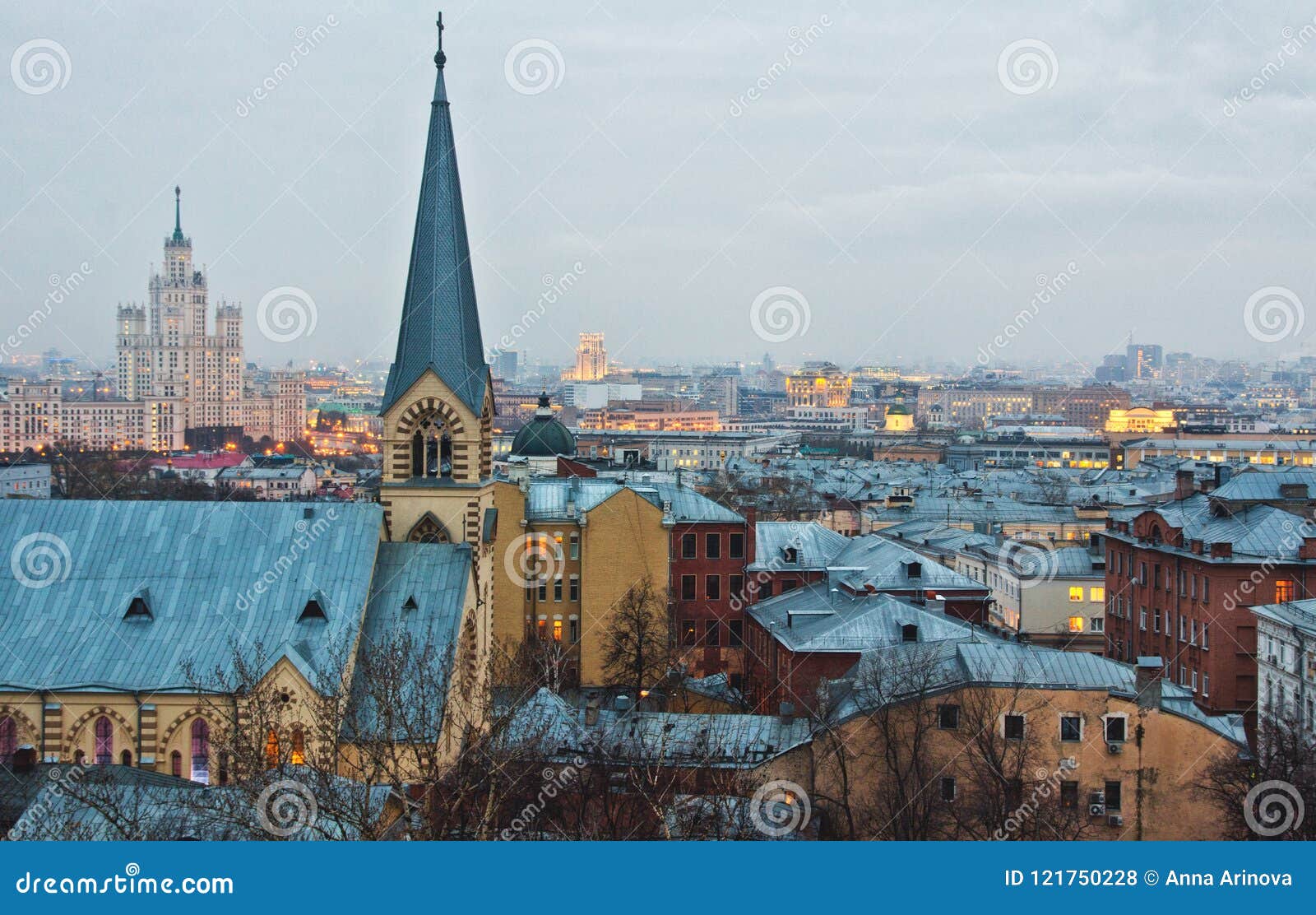 view in moscow city