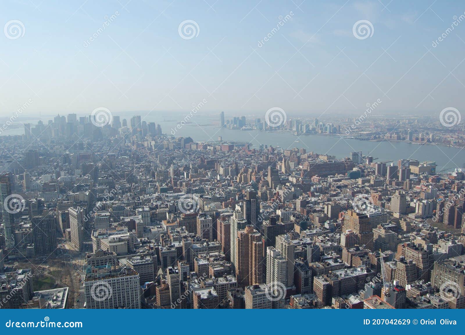 view of the most emblematic buildings and skyscrapers of manhattan (new york).