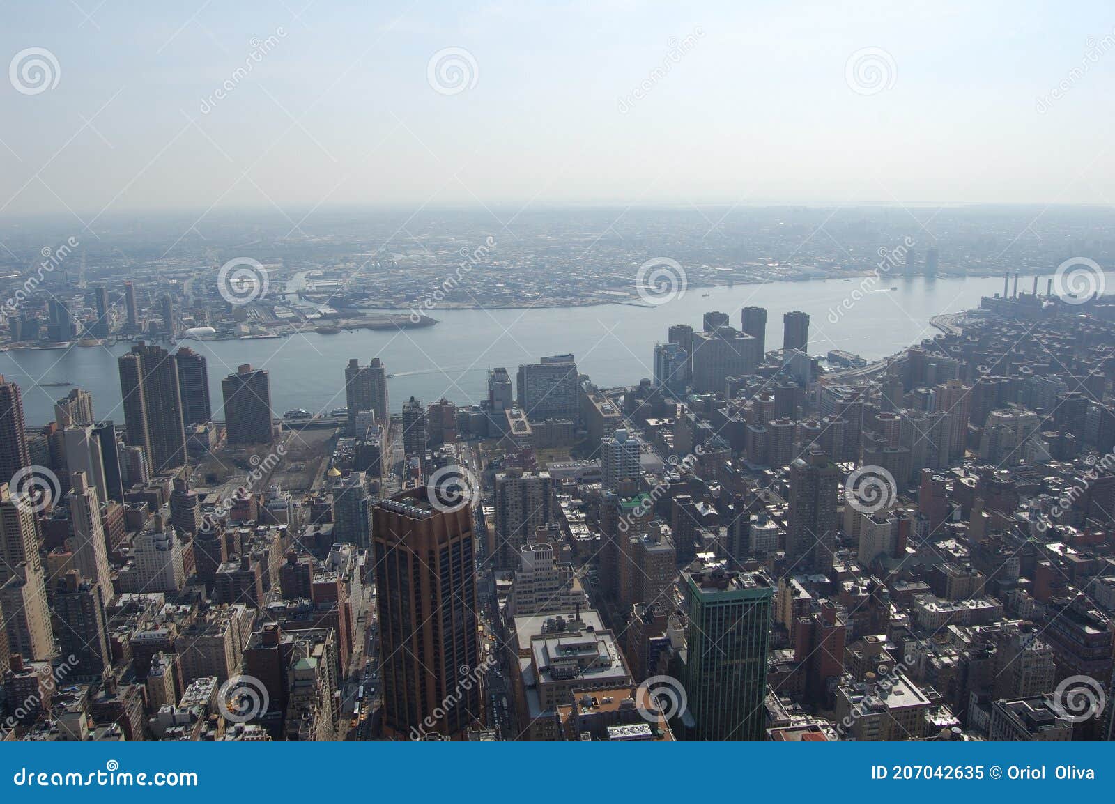view of the most emblematic buildings and skyscrapers of manhattan (new york).
