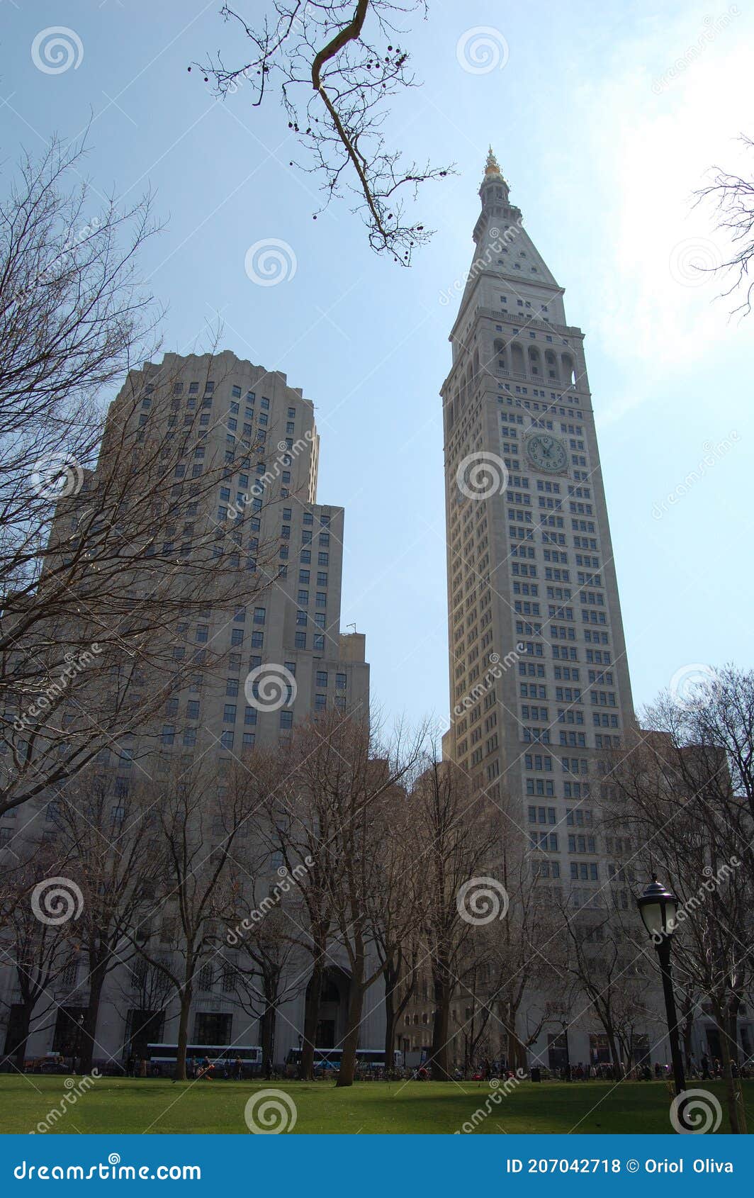 view of the most emblematic buildings and skyscrapers of manhattan (new york).