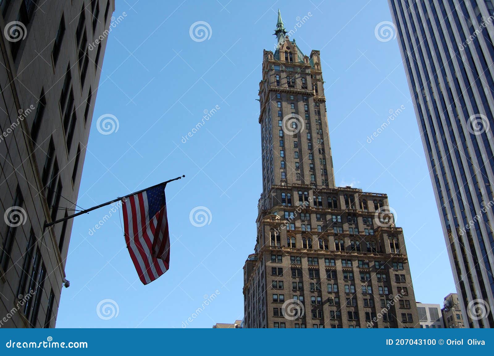 view of the most emblematic buildings and skyscrapers of manhattan (new york).