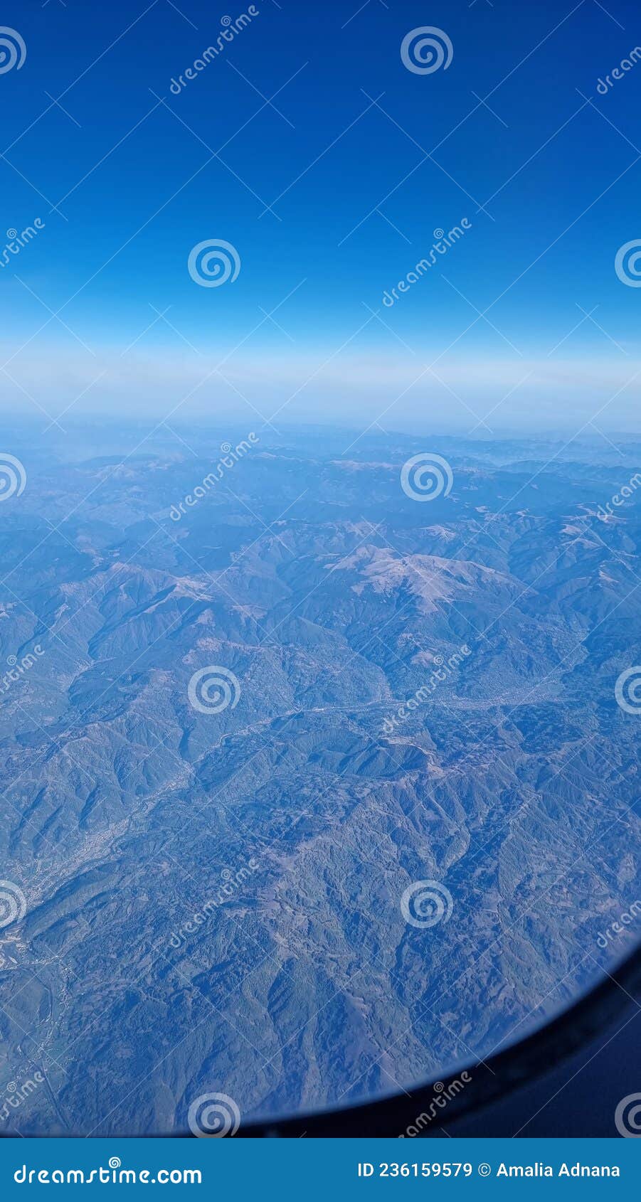 View of the Mountains from the Air Stock Image Image of cloud, blue